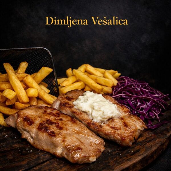 Dimljena vešalica na kajmaku